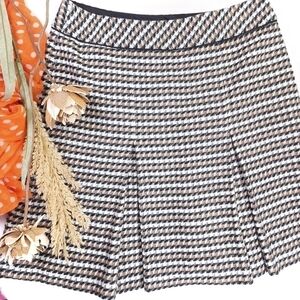 Talbots Brown Grey Black Wool Blend Plaid Sz 6p
